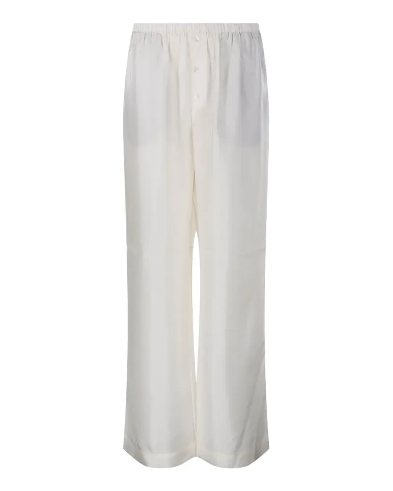 Róhe Hose mit elastischem Bund - Weiß Weiß