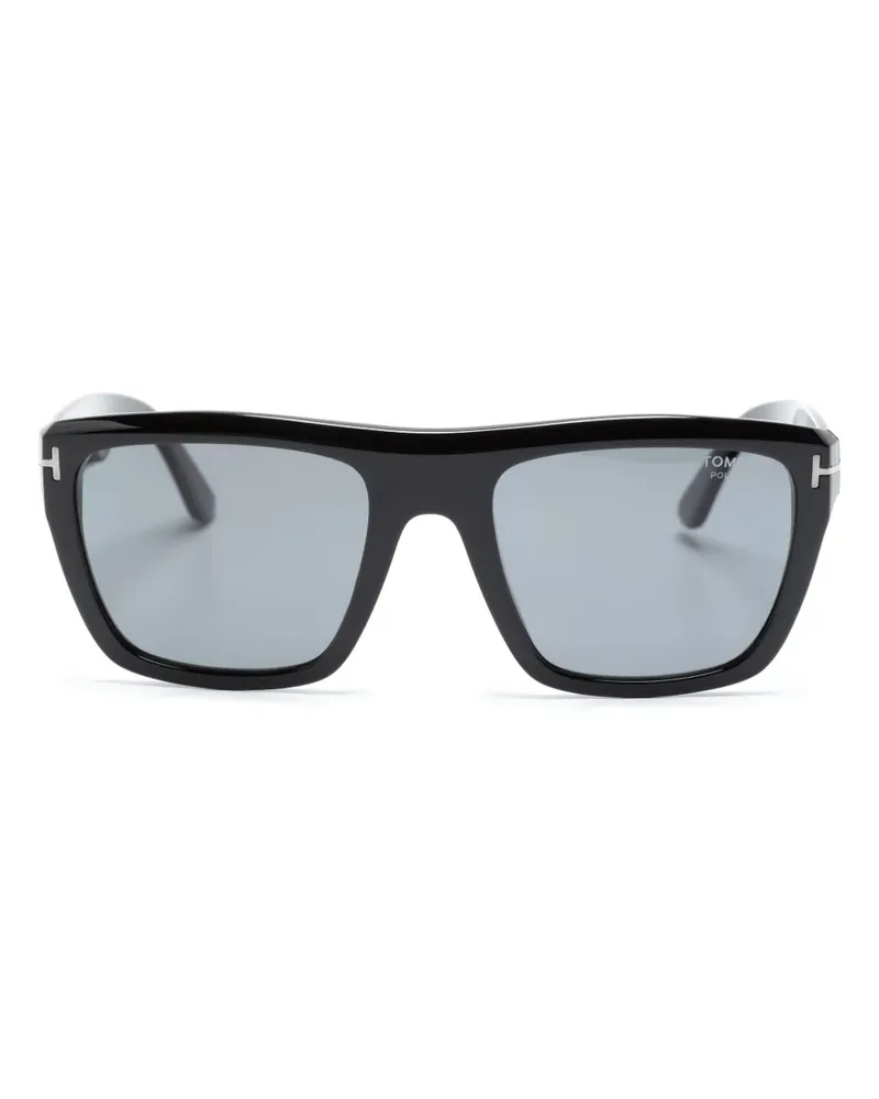 Tom Ford Alberto Sonnenbrille mit eckigem Gestell - Schwarz Schwarz
