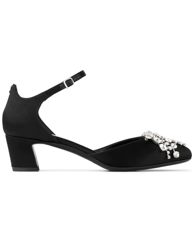 Jimmy Choo Pumps mit Kristallen 45mm - Schwarz Schwarz
