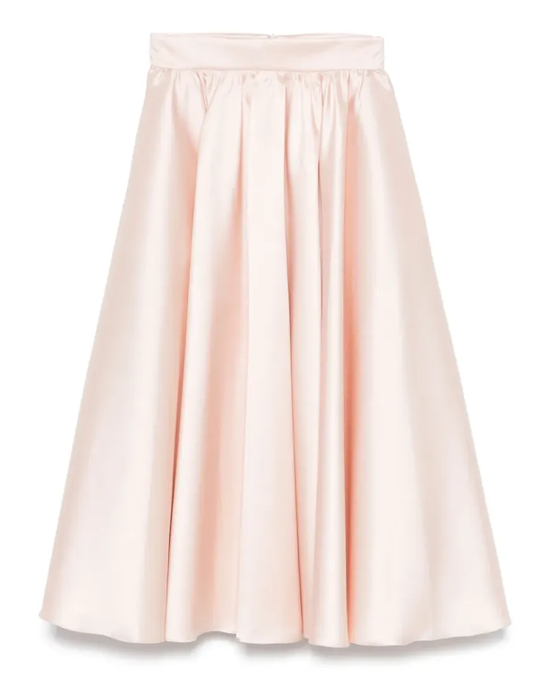 Blanca Midirock aus Satin - Nude Nude