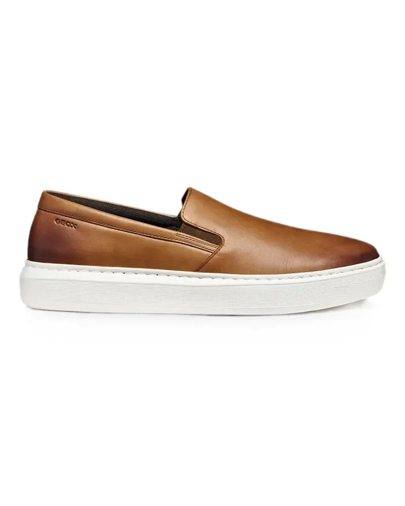 Geox leather slip-on sneakers - Braun Braun