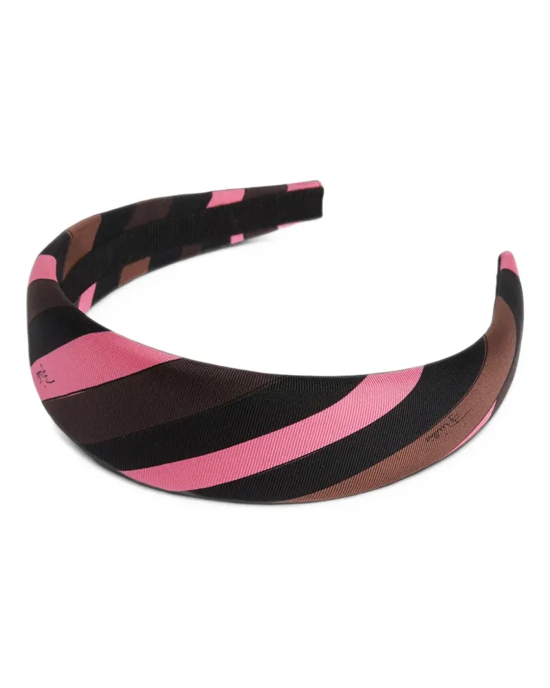 Emilio Pucci Haarreif mit Iride-Print - Schwarz Schwarz
