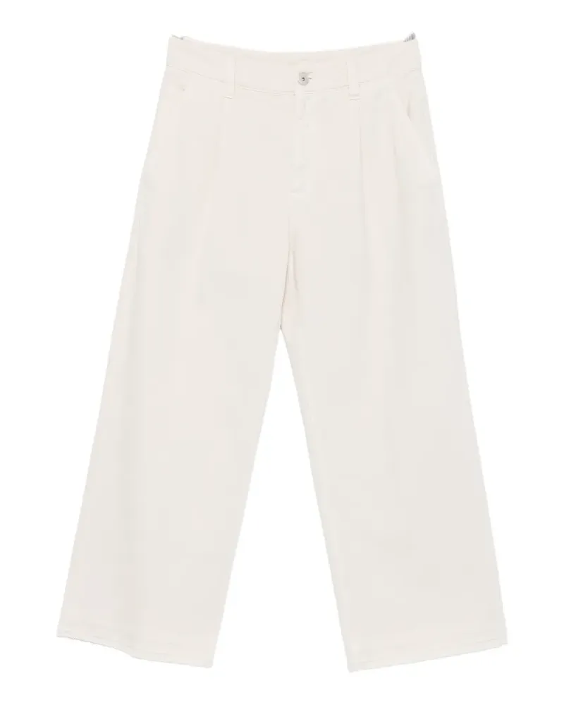 Brunello Cucinelli belt-loops trousers - Nude Nude