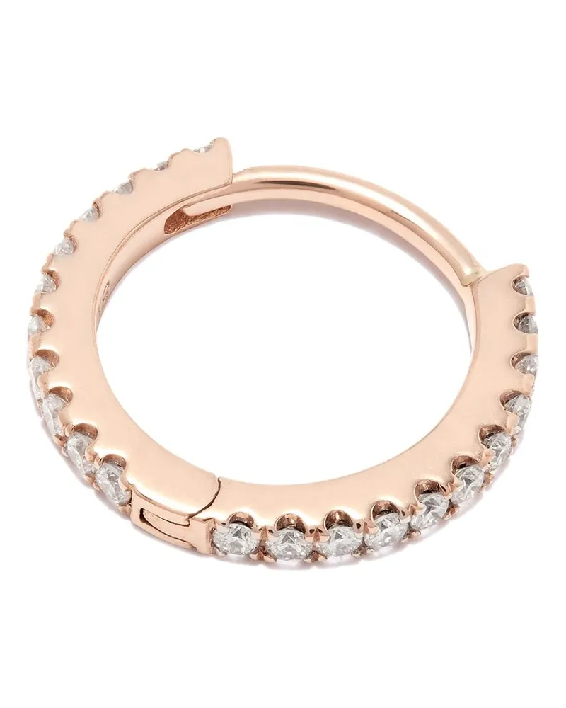 Maria Tash 18kt Rotgoldohrring mit einem Diamanten - Rosa Rosa