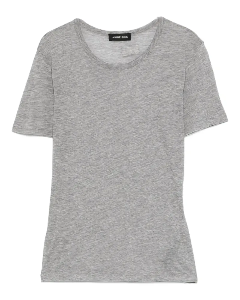 Anine Bing Sylvie short-sleeve crew neck T-shirt - Grau Grau
