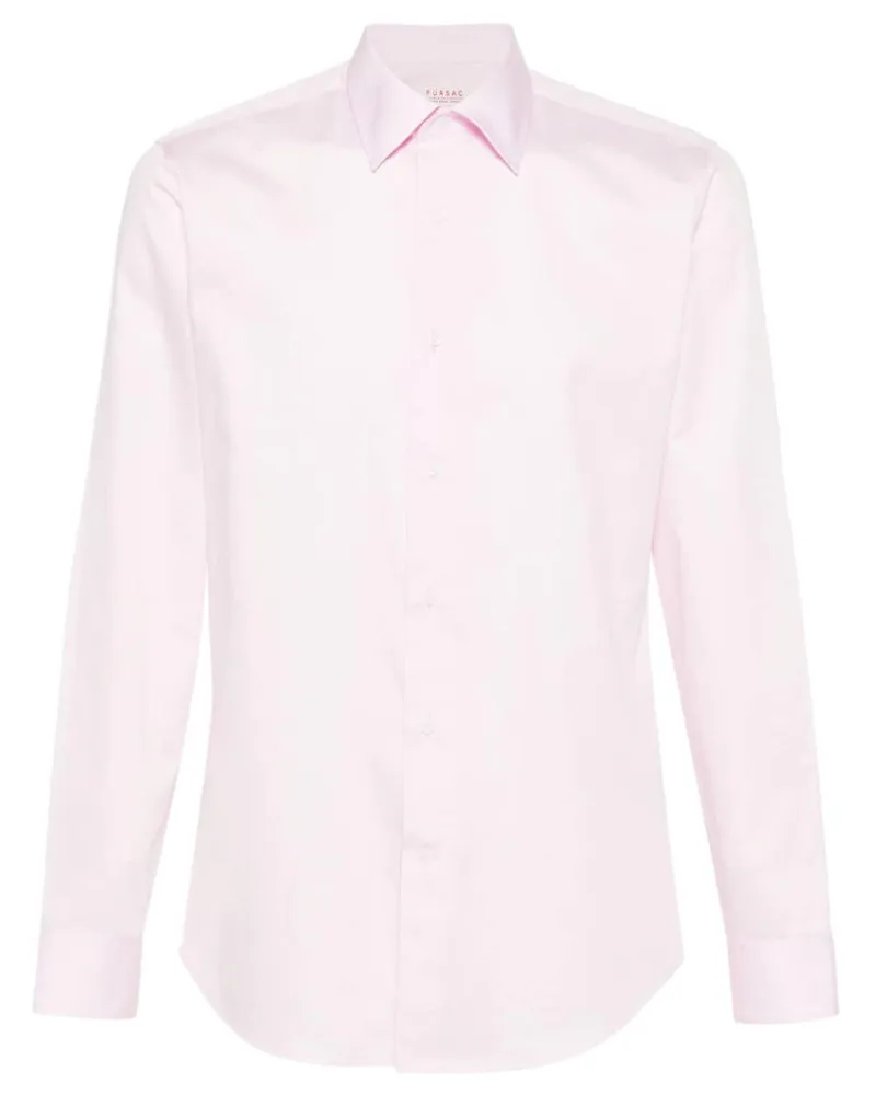 FURSAC Hemd mit klassischem Kragen Rosa