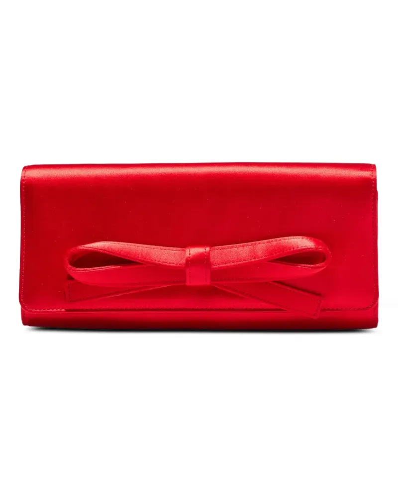 Carolina Herrera New York Margaret Clutch mit Schleife - Rot Rot