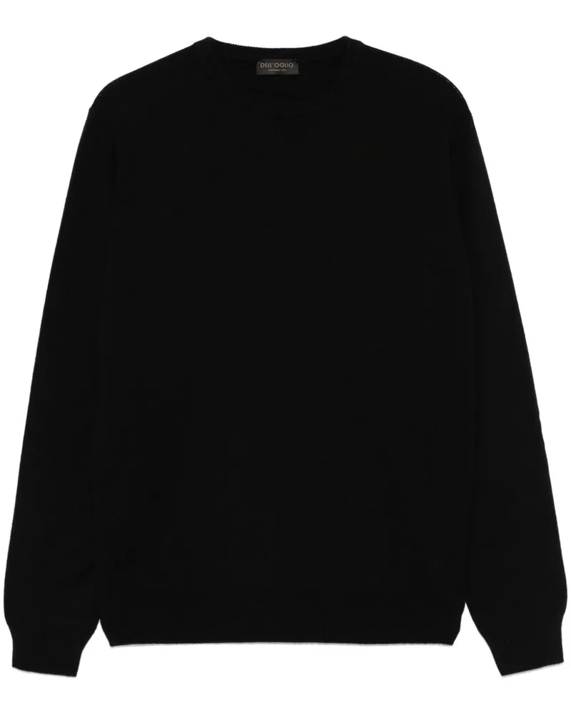 Dell'oglio Pullover mit Rundhalsausschnitt - Schwarz Schwarz