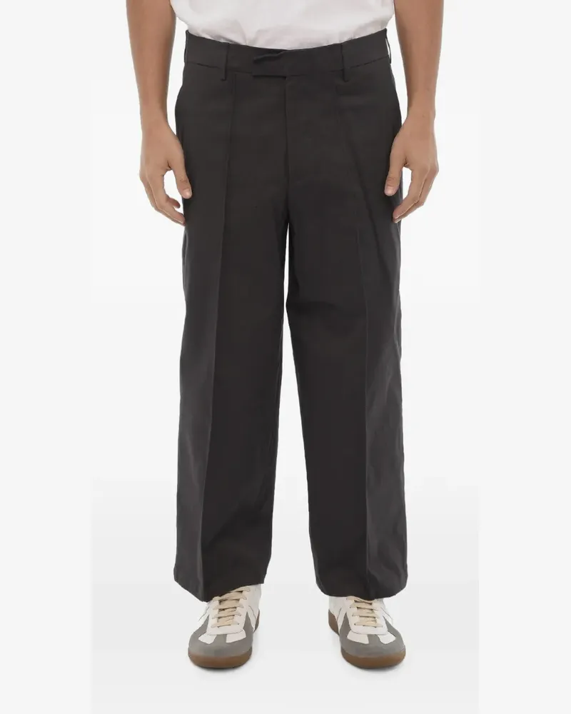 Neil Barrett Liam Hose mit geradem Bein - Schwarz Schwarz