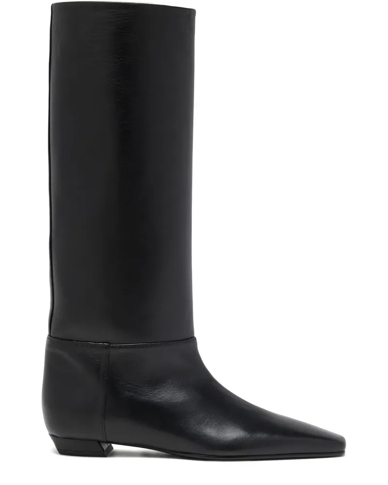 Proenza Schouler Kniehohe Trap Stiefel - Schwarz Schwarz