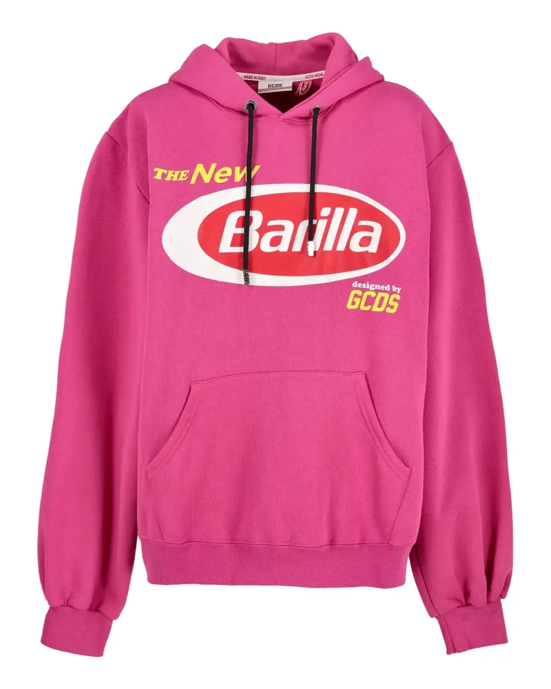 GCDS x Barilla 2019 Hoodie mit Print - Rosa Rosa