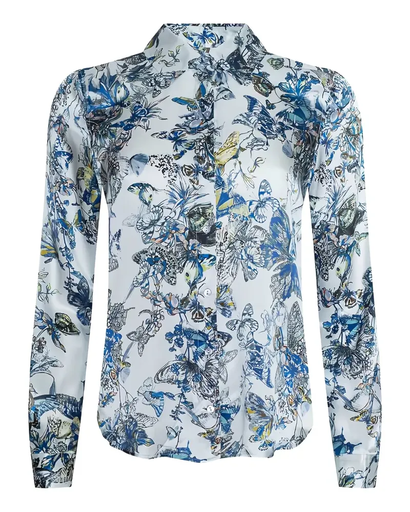 L'Agence Tyler butterfly-print blouse - Weiß Weiß