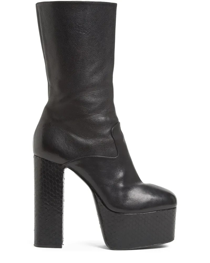 Dsquared2 Stiefel mit Plateausohle - Schwarz Schwarz