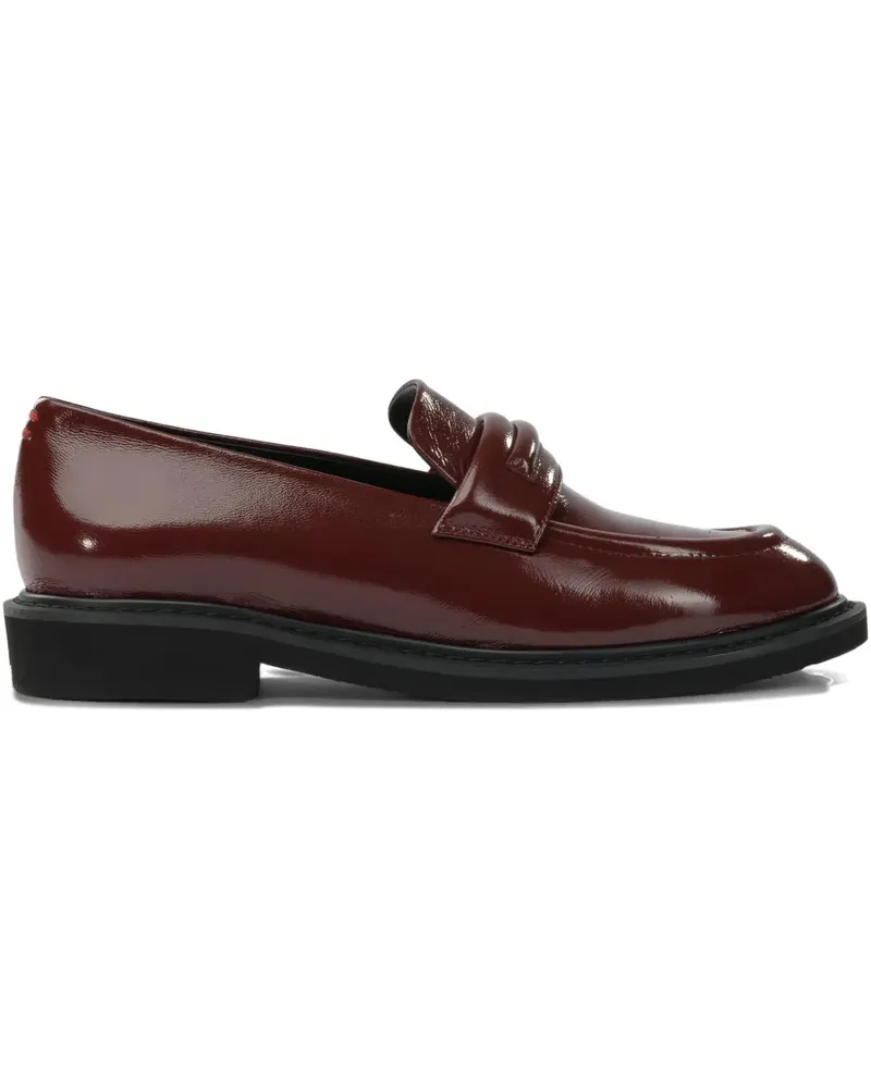 HALMANERA patent-leather loafers - Rot Rot