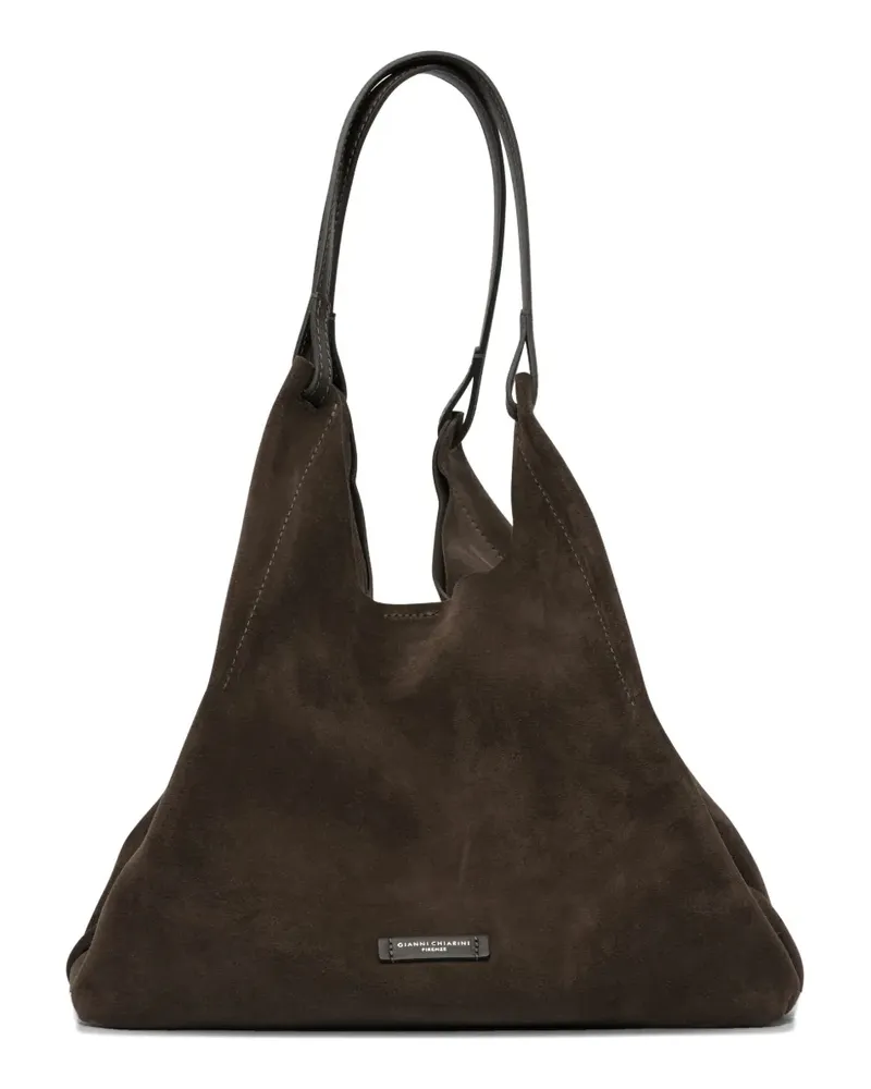 Gianni Chiarini Dua Tote Bag aus Wildleder - Braun Braun
