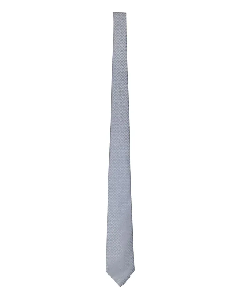 Emporio Armani Krawatte aus Seide - Grau Grau
