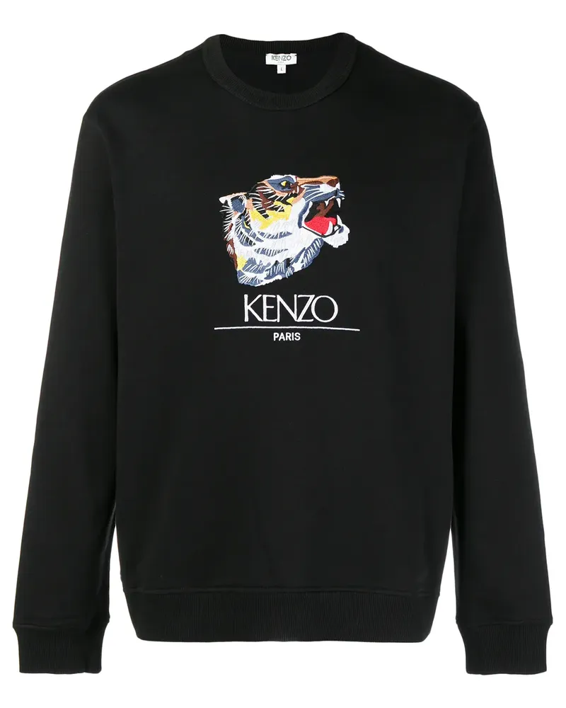 Kenzo Tiger Head' Sweatshirt - Schwarz Schwarz