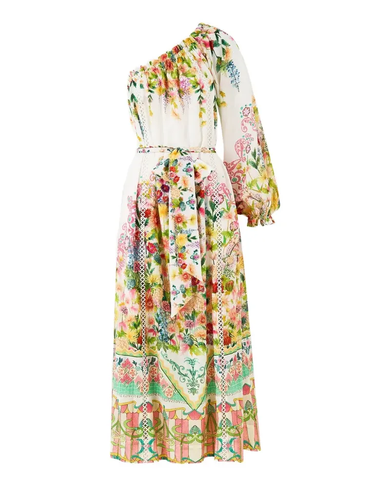 Camilla The Call Of Catalonia midi dress - Weiß Weiß