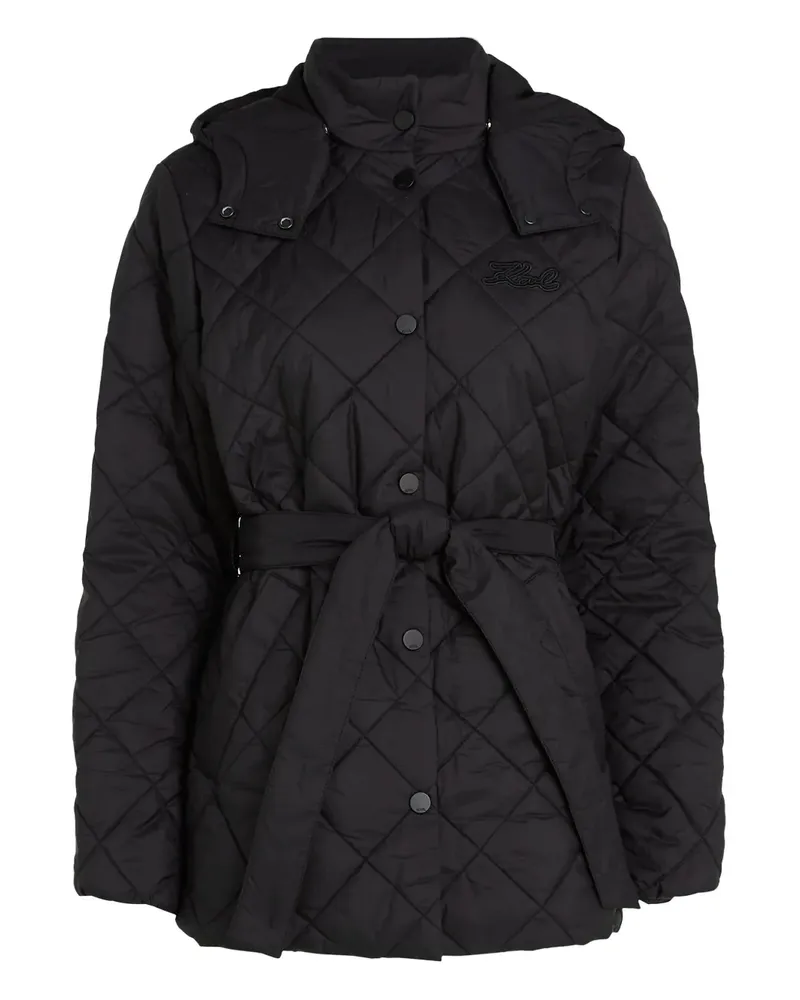 Karl Lagerfeld Leichte Steppjacke - Schwarz Schwarz