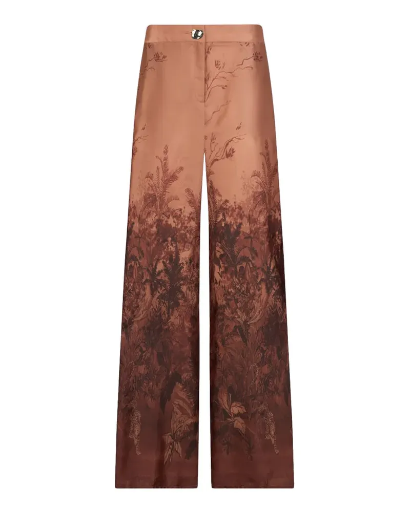 Liu Jo Palazzohose mit Print - Nude Nude