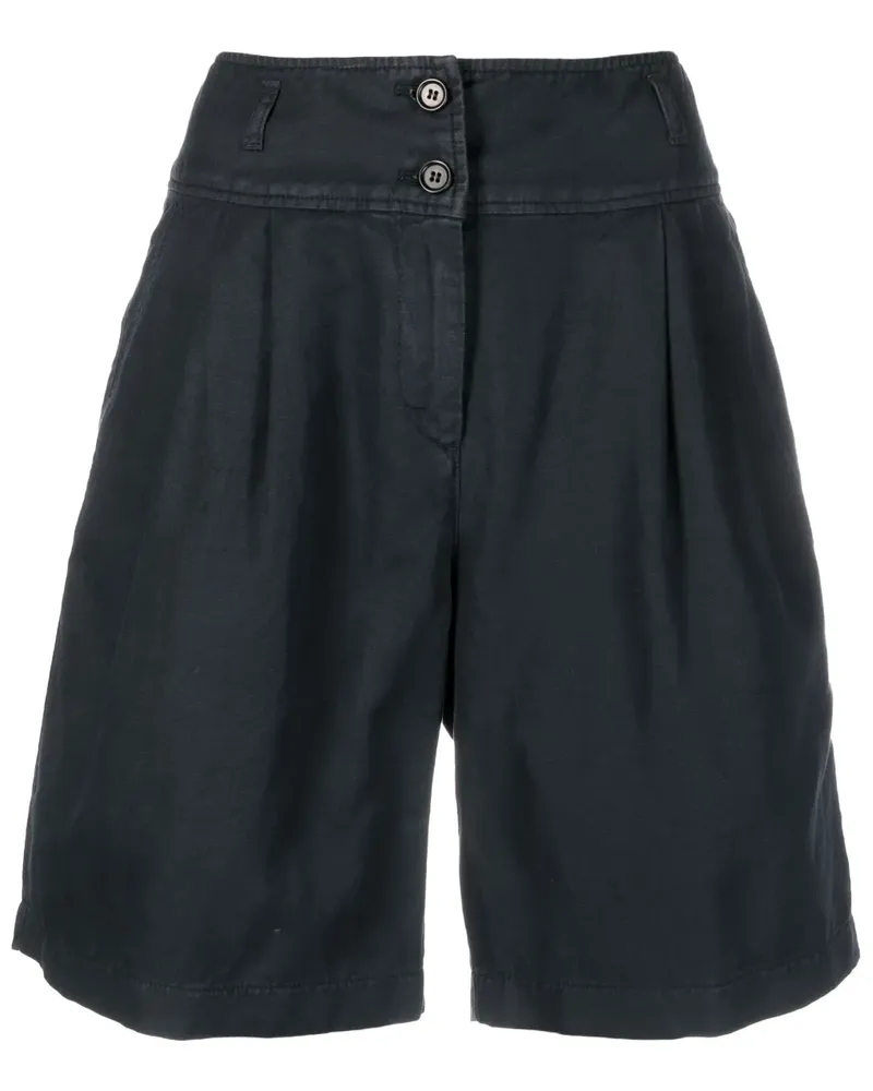 ASPESI Shorts mit Bundfalten - Blau Blau