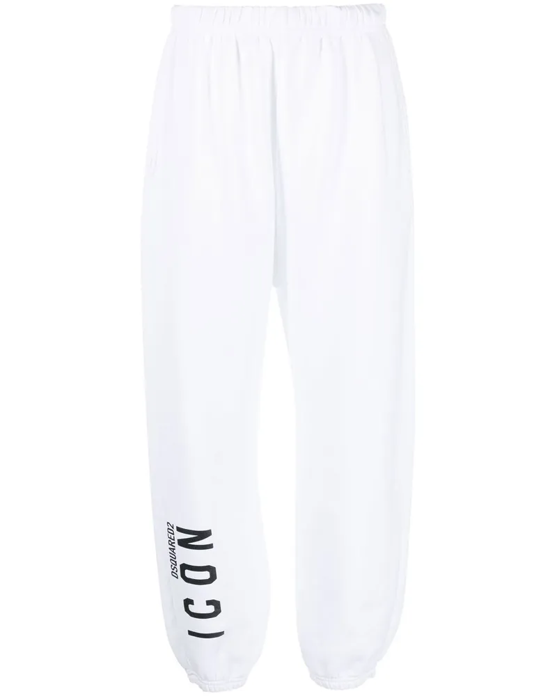 Dsquared2 Jogginghose mit Logo - Weiß Weiß
