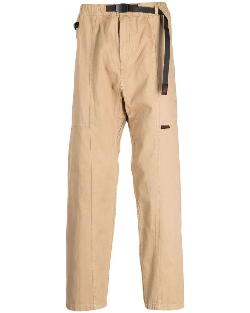 GRAMICCI Straight-Leg-Hose mit Gürtel - Braun Braun