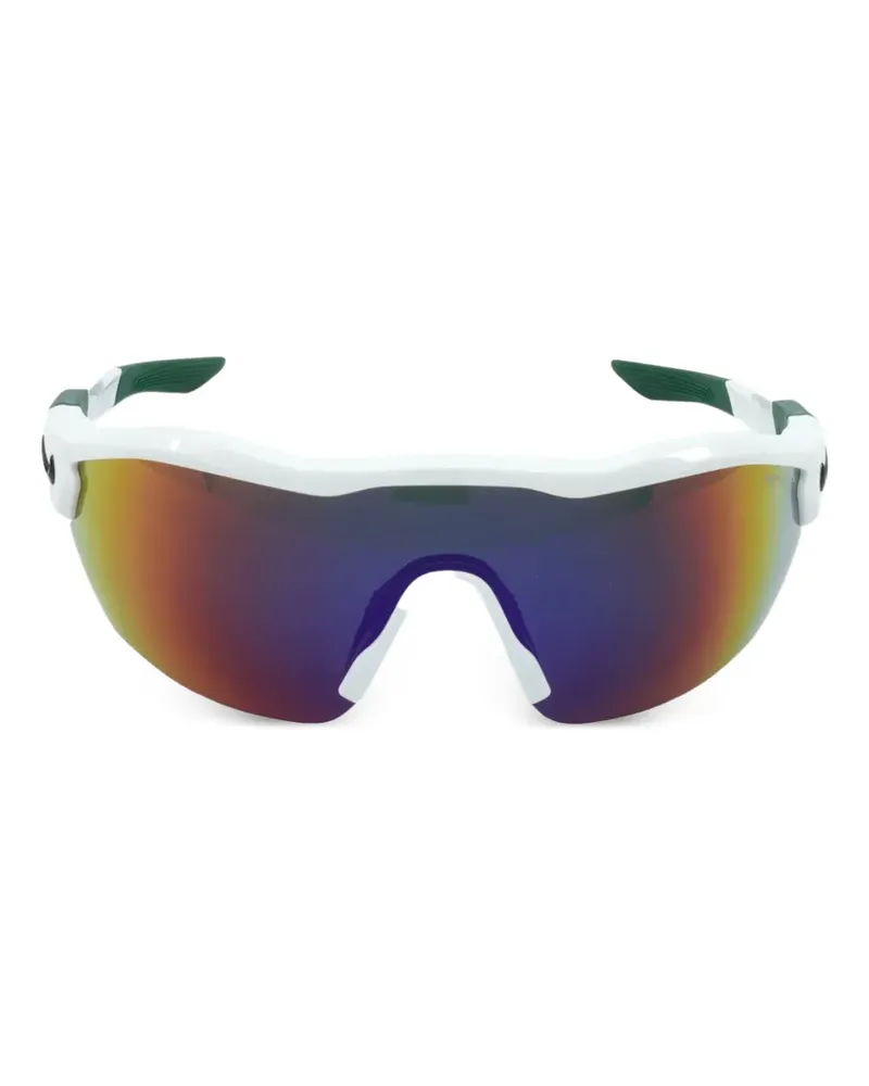 Nike Show X3 Elite "White/Gorge Green" Sonnenbrille - Weiß Weiß