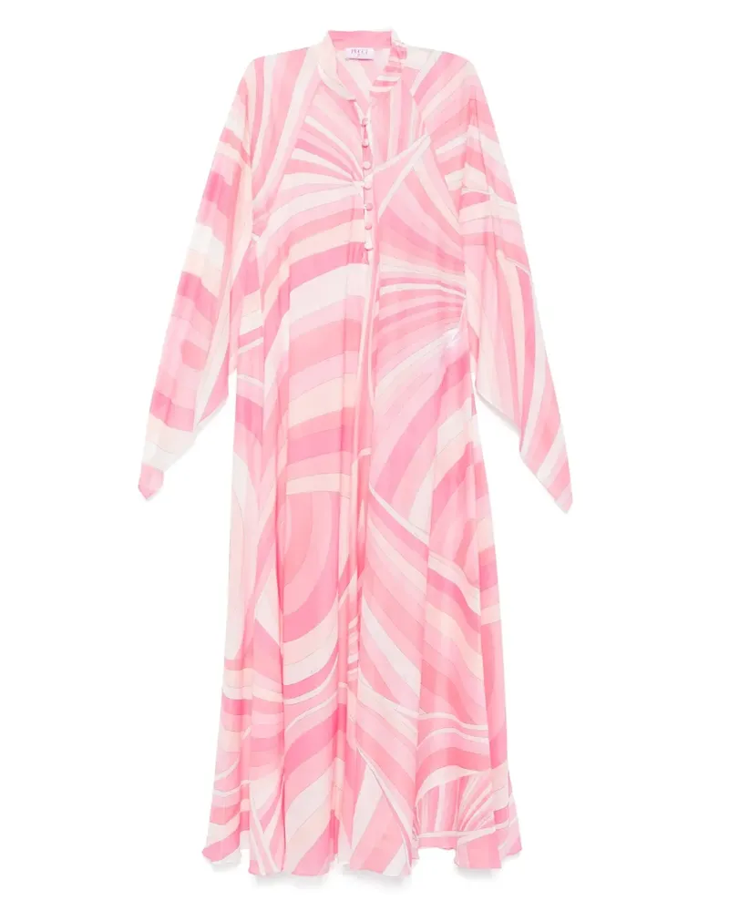 Emilio Pucci Kaftan mit Iride-Print - Rosa Rosa