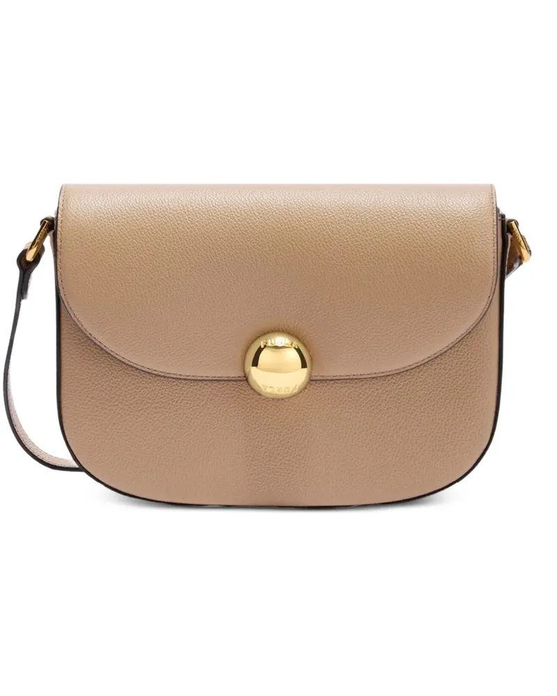 Furla Moonlight S Schultertasche aus Leder - Nude Nude