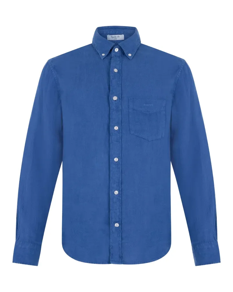Gant long-sleeve linen shirt - Blau Blau