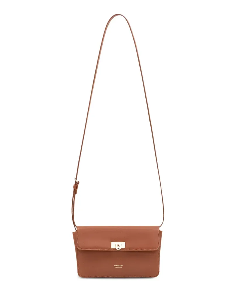 Ferragamo Harley leather shoulder bag - Braun Braun