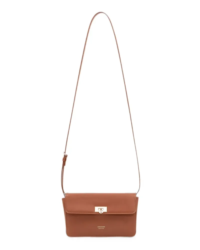 Ferragamo Harley leather shoulder bag - Braun Braun