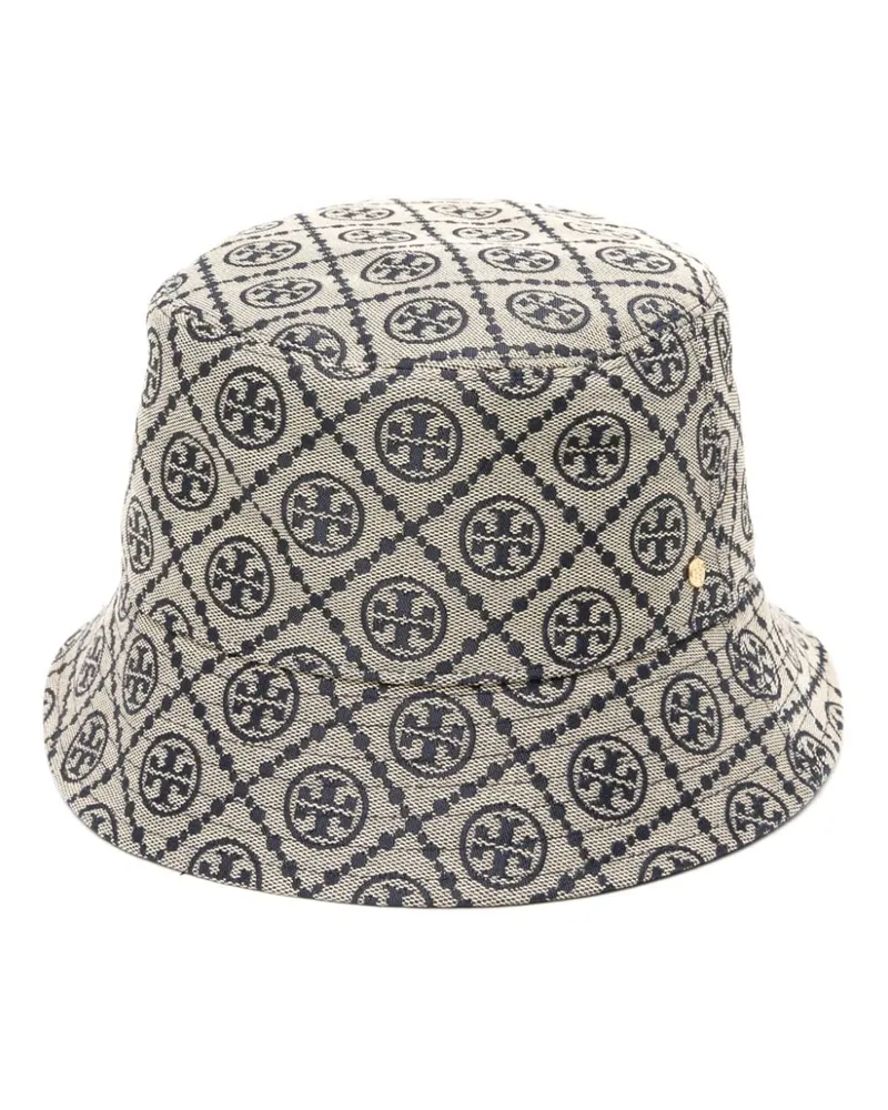 Tory Burch Fischerhut mit Jacquard-Logo - Blau Blau