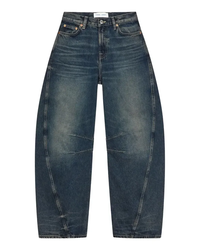 Samsøe & Samsøe Saharpo Jeans mit abgerundeter Naht - Blau Blau