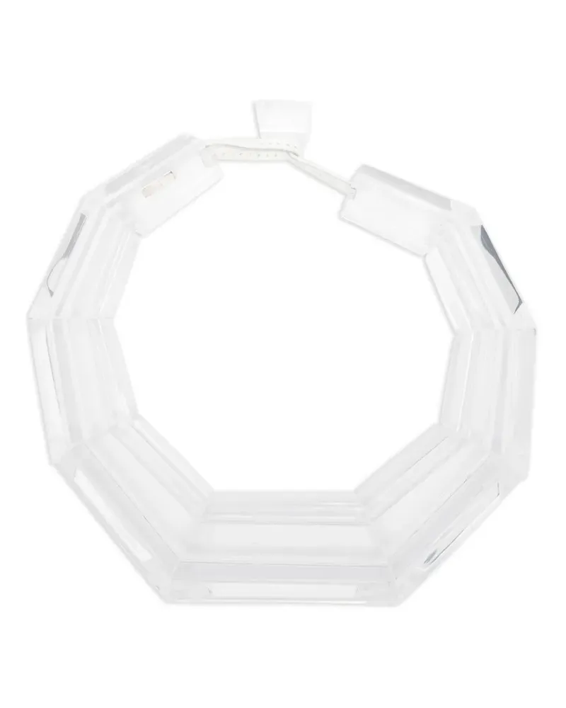 Monies Tempest Halskette - Weiß Weiß