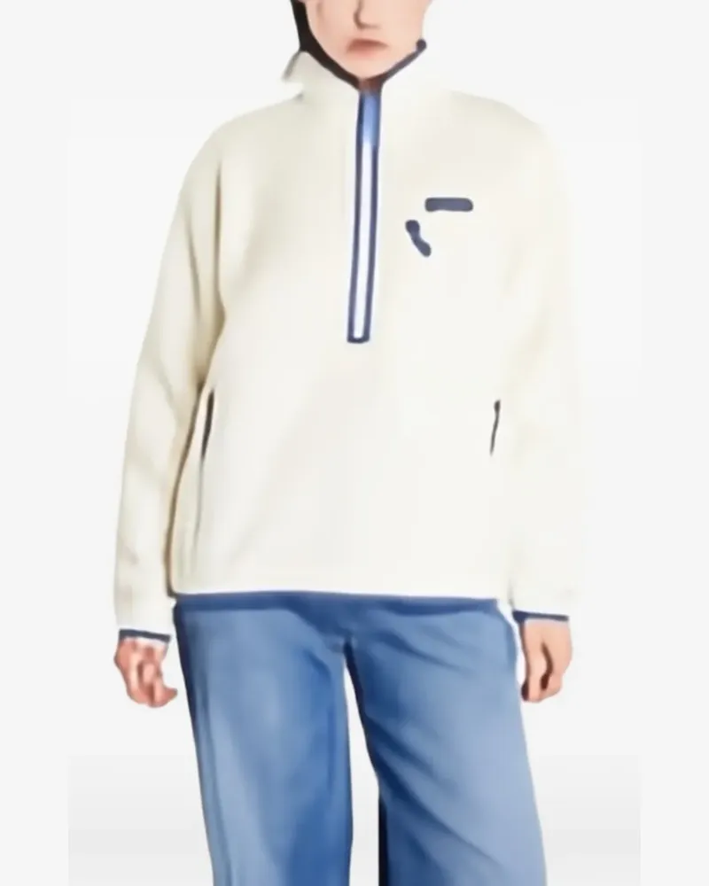 Patagonia Retro Pile Marsupial Sweatshirt mit kurzem Reißverschluss - Nude Nude