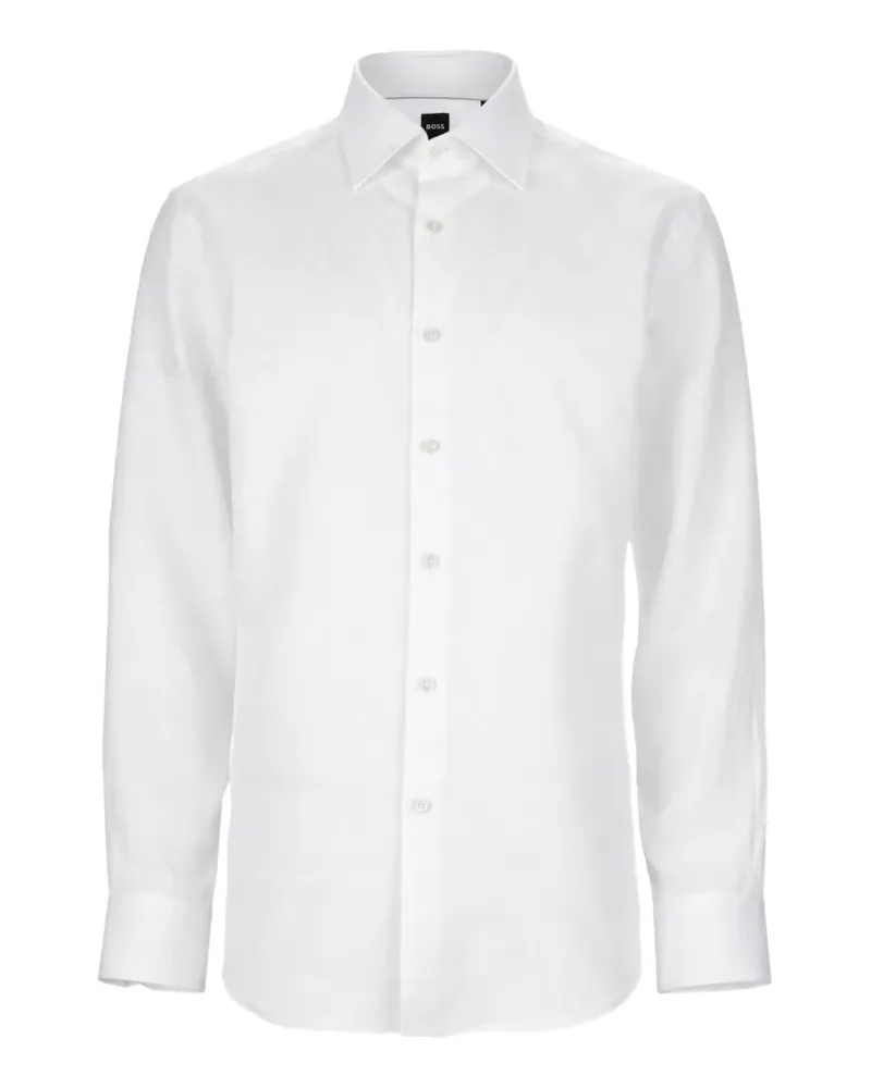 HUGO BOSS classic collar shirt - Weiß Weiß