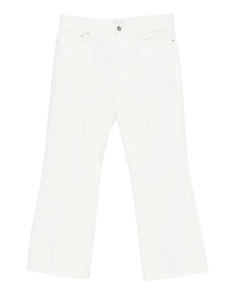 Totême Kick Jeans mit Gürtel - Weiß Weiß