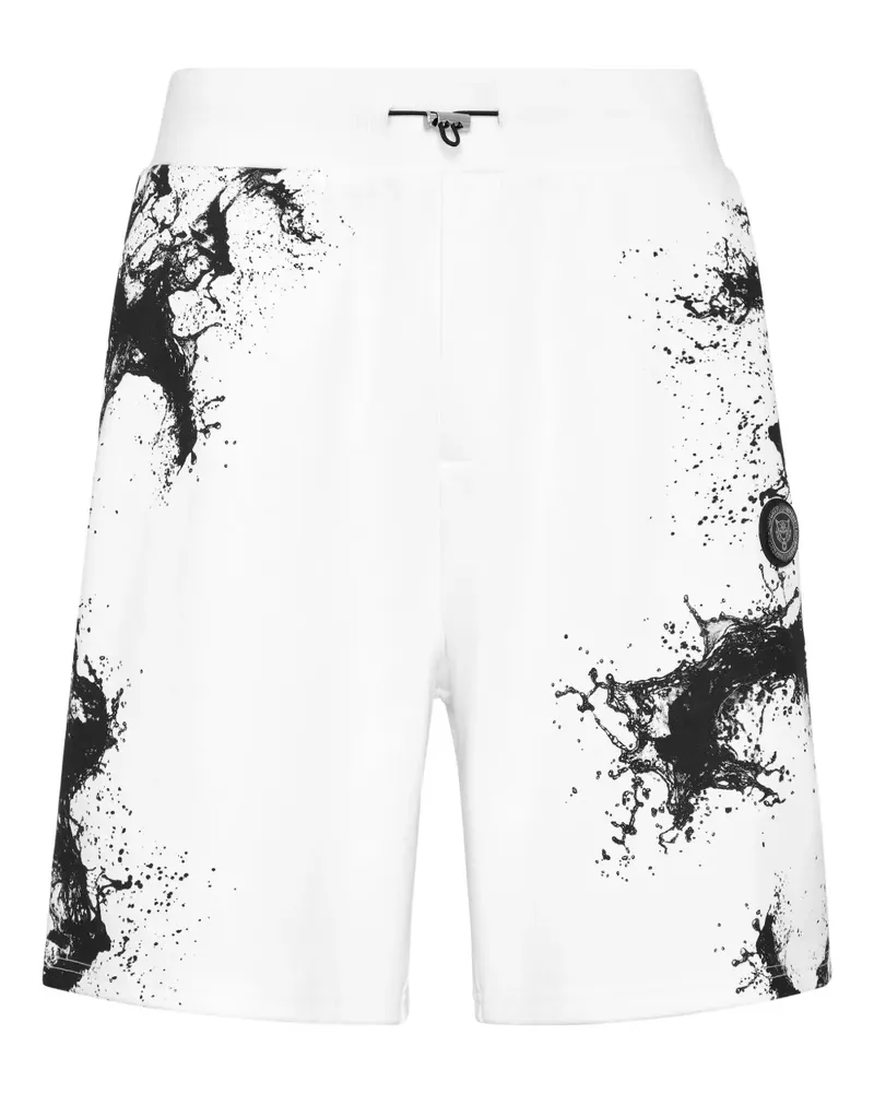 Philipp Plein Splash Shorts - Weiß Weiß