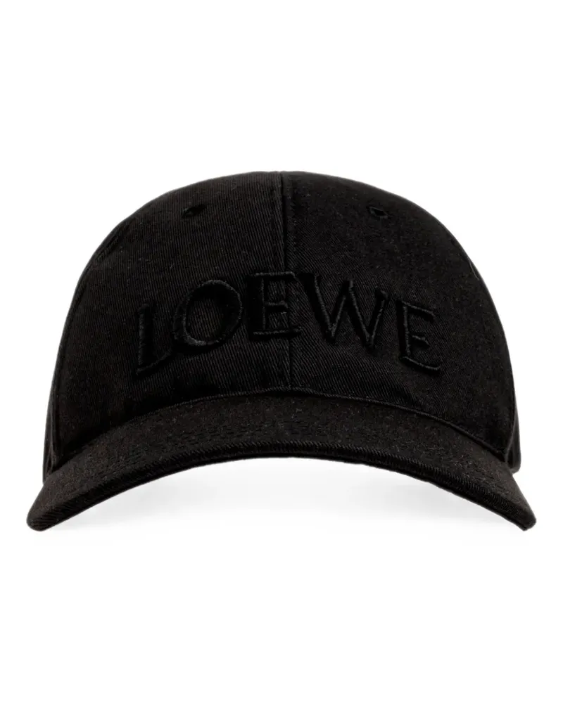 Loewe embroidered-logo baseball cap - Schwarz Schwarz