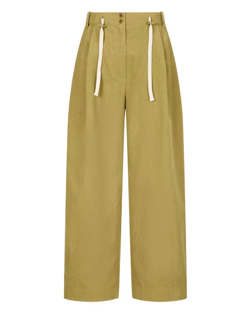 STUDIO TOMBOY Drawstring Corduroy Trousers - Nude Nude