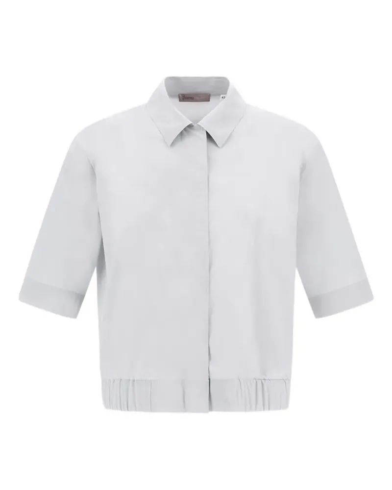 Herno Resort elasticated-hem shirt - Grau Grau