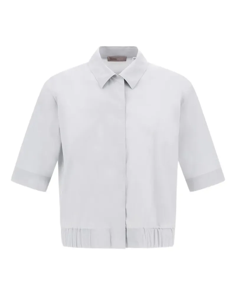 Herno Resort Hemd mit elastischem Saum - Grau Grau