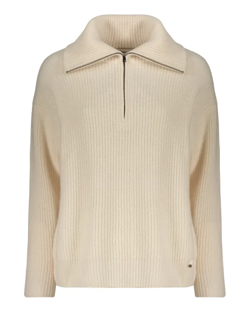 Herno Gerippter Strickpullover - Nude Nude