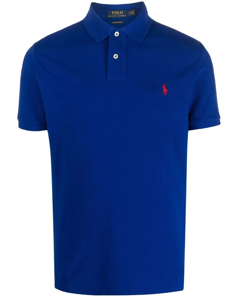Ralph Lauren Poloshirt mit Logo-Stickerei - Blau Blau