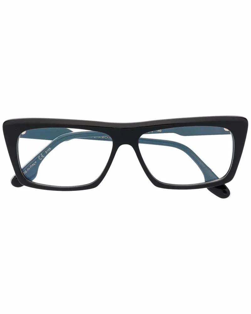 Victoria Beckham Brille mit eckigem Gestell - Schwarz Schwarz