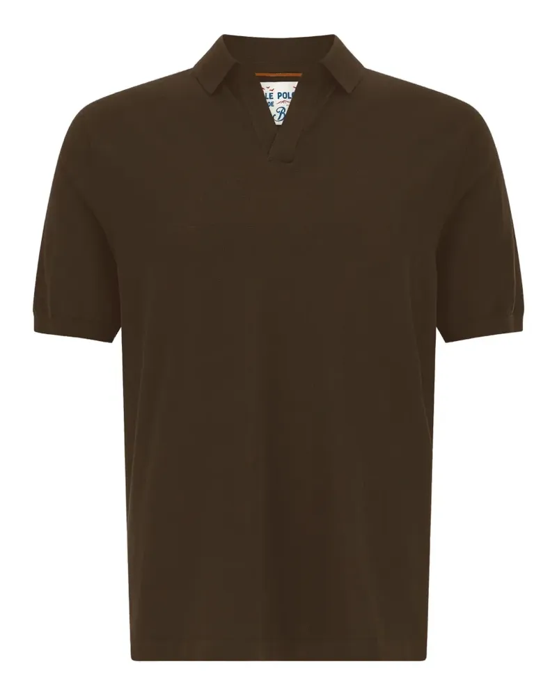 MC2 Saint Barth Sloan short-sleeve polo shirt - Braun Braun