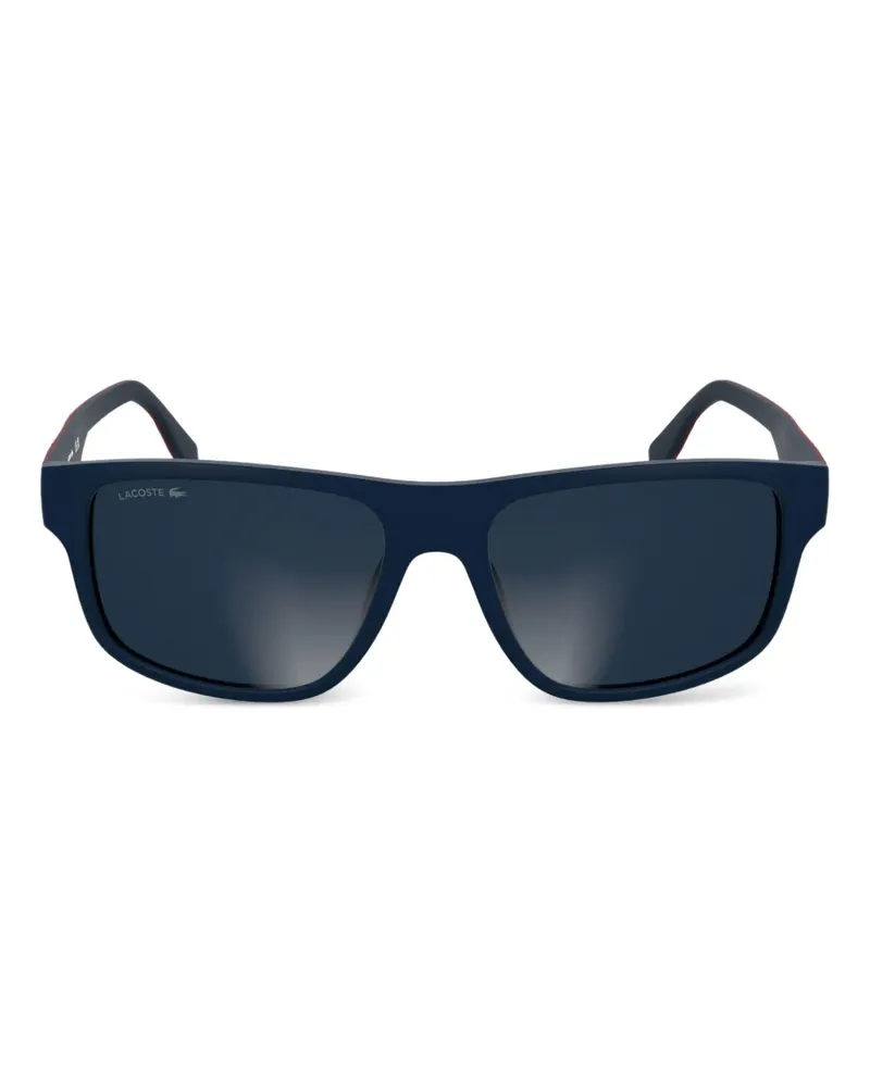Lacoste Sonnenbrille mit Logo-Print - Blau Blau