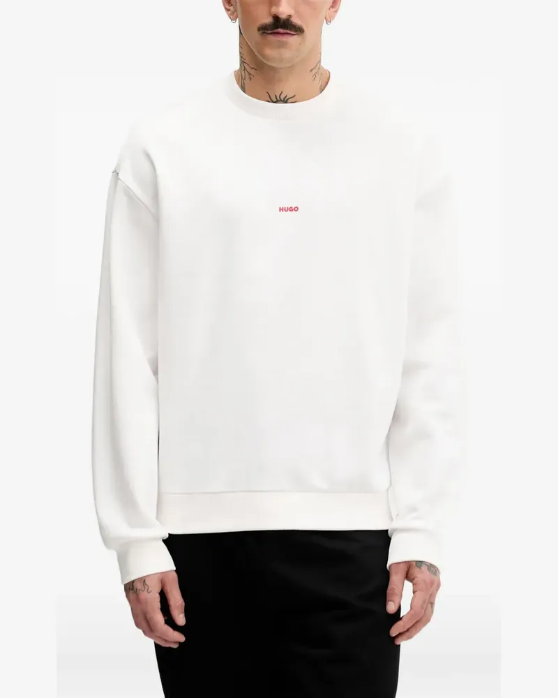 HUGO BOSS dog graphic-print sweatshirt - Weiß Weiß